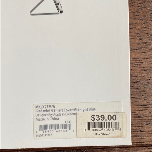 Apple Blue Tablet Cover with Tri-Fold Design and Smooth Finish - Picture 5 of 6